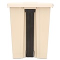  | Rubbermaid Commercial FG614600BEIG 23 Gallon Polyethylene Step-On Receptacle - Beige image number 2