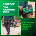 | Metabo HPT NR3690DCM 36V MultiVolt 3-1/2 in. Cordless Paper Strip Framing Nailer Kit (2.5 Ah) image number 8