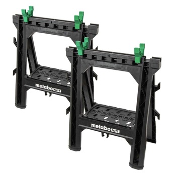 Metabo HPT (2-Pack) Heavy Duty Folding Sawhorses - 115772M