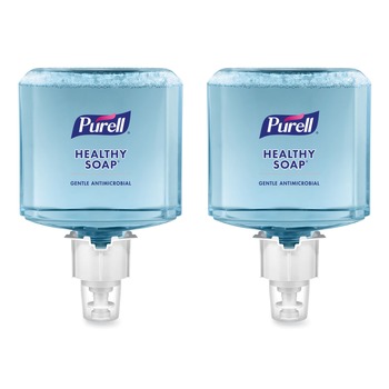 PURELL Healthy Soap 1200 mL 0.5% BAK Antimicrobial Foam Refill for ES4 Dispensers (2/Carton) - 5079-02