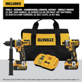 Combo Kits | Dewalt DCK2100P2 20V MAX Brushless Lithium-Ion 1/2 in. Cordless Hammer Drill Driver and 1/4 in. Impact Driver Combo Kit with 2 Batteries (5 Ah) image number 1