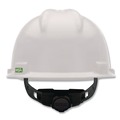 Hard Hats | MSA 477482 V-Gard Slotted Cap with Fas-Trac III Suspension - White image number 3