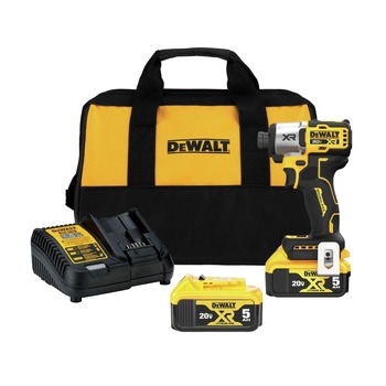 IMPACT DRIVERS | Dewalt 20V MAX XR Brushless Lithium-Ion Cordless 3-Speed 1/4 in. Impact Driver Kit (5 Ah) - DCF845P2