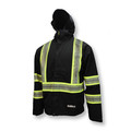 Jackets | Dewalt DRW11-1ZGR-L Ripstop Lightweight Type O Class 1 Rain Jacket - Large image number 0