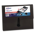 July Member-Exclusive Offer Save 10% off on One Item | Avery 73517 5 Sections Cord/Hook Closure Slide and View Expanding File - Letter, Black image number 0
