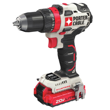 Factory Reconditioned Porter-Cable PCCK607LBR 20V MAX Brushless Lithium-Ion 1/2 in. Cordless Drill Driver Kit (1.5 Ah)