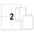 July Member-Exclusive Offer Save 10% off on One Item | Avery 05315 80 lbs. 4.25 in. x 5.5 in. Note Cards with Matching Envelopes for Laser Printers - Uncoated White (60 Cards, 2 Cards/Sheet, 30 Sheets/Box) image number 5