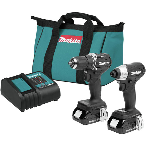 Clearance Center | Makita CX203SYB 18V LXT Sub-Compact Brushless Lithium-Ion 1/2 in. Cordless Driver Drill and Impact Driver Combo Kit (1.5 Ah) image number 0
