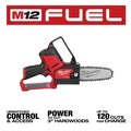 Chainsaws | Milwaukee 2527-20 M12 FUEL HATCHET Brushless Lithium-Ion Cordless 6 in. Pruning Saw (Tool-Only) image number 2