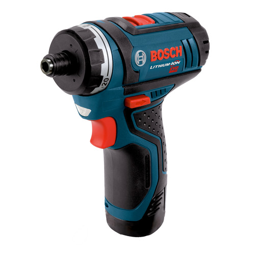 Drill Drivers | Bosch PS21-2A 12V MAX Lithium-Ion 2-Speed 1/4 in. Cordless Pocket Driver Kit (2 Ah) image number 0