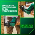 Reciprocating Saws | Metabo HPT CR18DAQ4M 18V Lithium-Ion Sub-Compact Cordless Reciprocating Saw (Tool Only) image number 6