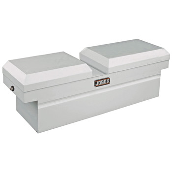 JOBOX Steel Gull Wing Lid Deep Full-size Crossover Truck Box (White) - JSC1464980