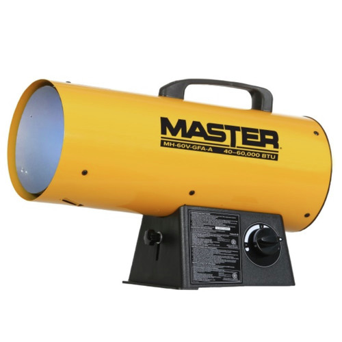 Job Site Heaters | Master MH-60V-GFA-A 60000 BTU Propane Forced Air Heater image number 0