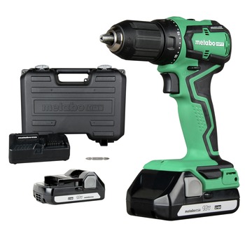 REMODELING TOOLS | Metabo HPT 18V MultiVolt Brushless Sub-Compact Lithium-Ion Cordless Drill Driver Kit with 2 Batteries (2 Ah) - DS18DDXSM