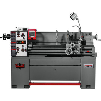 WOOD LATHES | JET EVS-1440 14 x 40 in. 230/460V 3 HP 3-Phase Variable Speed Lathe with ACU-RITE 203 DRO, Taper Attachment & Collet Closer - JT9-311447