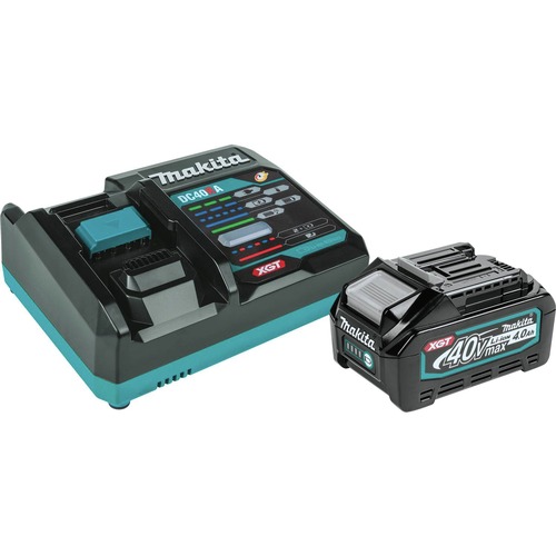  | Makita BL4040DC1 40V MAX XGT Battery and Charger Starter Pack (4 Ah) image number 0