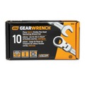 Combination Wrenches | GearWrench 9550 10-Piece 12-Point Metric Stubby Flex Combo Ratcheting Wrench Set image number 5