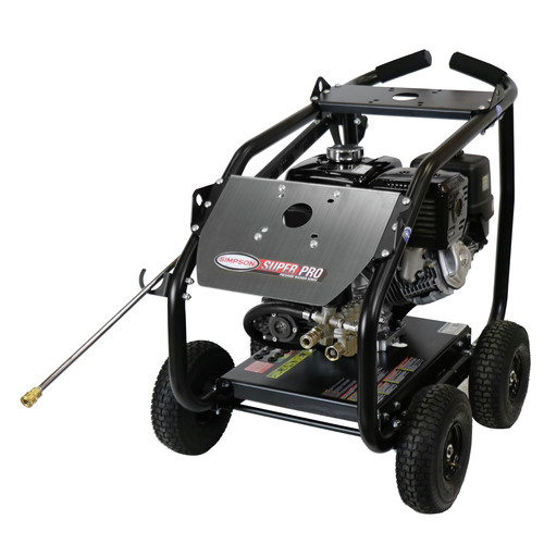 Pressure Washers | Simpson 65206 4400 PSI 4 GPM Direct Drive Medium Roll Cage Professional Gas Pressure Washer with AAA Pump image number 0