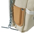 Cases and Bags | Klein Tools 5125 5-Pocket Canvas and Leather Tool Pouch image number 2