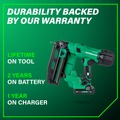 Finish Nailers | Metabo HPT NT1865DSAM 18V MultiVolt Lithium-Ion Brushless 16-Gauge Cordless Straight Finish Nailer Kit (2 Ah) image number 9