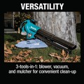 Chipper Shredders | Makita XBU07Z 18V LXT Brushless Lithium-Ion 6.6 Gallon Cordless Blower/Vacuum/Mulcher (Tool Only) image number 12