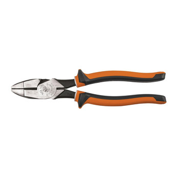Klein Tools 9 in. New England Nose Insulated Side Cutter Pliers with Knurled Jaws - 2139NEEINS