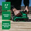 Belt Sanders | Metabo HPT SB3608DAQ4M 36V MultiVolt Brushless Lithium-Ion 3 in. x 21 in. Cordless Belt Sander (Tool Only) image number 5