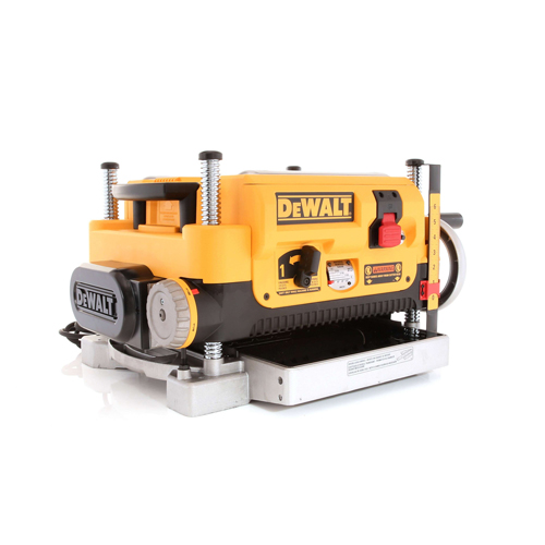 DEWALT 15 Amp 13 in. Corded Heavy-Duty Thickness Planer, (3) Knives, In/Out  Feed Tables, and Mobile Thickness Planer Stand DW735XW7350 - The Home Depot