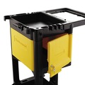 Customer Appreciation Sale! Save up to $60 on Select Tools | Rubbermaid Commercial FG618100YEL Locking Cabinet For Cleaning Carts - Yellow image number 1