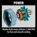 Nibblers | Makita XNJ01Z 18V LXT Lithium‑Ion 16-Gauge Cordless Nibbler (Tool Only) image number 6