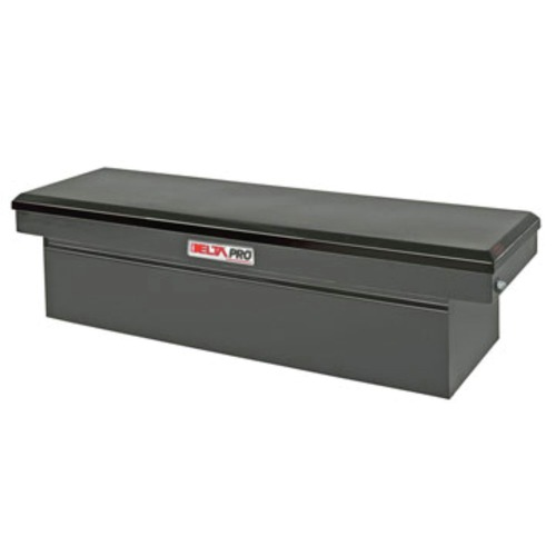 Crossover Truck Boxes | Delta PSC1456002 Steel Single Lid Deep Full-size Crossover Truck Box - Black image number 0