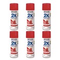 Paint | Rust-Oleum 331180 Painter's Touch 2X Ultra Cover Spray Paint, High Gloss Strawberry Fields, 12 oz Aerosol Can, 6/Carton image number 0