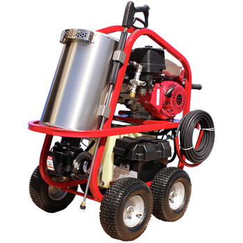 PRESSURE WASHERS AND ACCESSORIES | Pressure-Pro SH40004HH SH Dirt Laser Professional 4000 PSI 3.5 GPM Gas Pressure Washer with Electric Start, Honda GX 390 Engine, and Steam