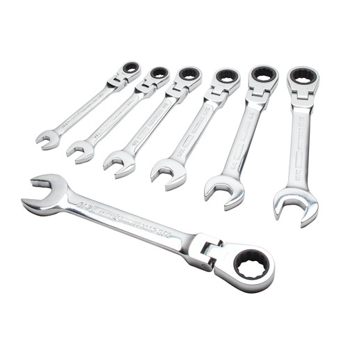Ratcheting Wrenches | Dewalt DWMT74195 7 Piece Ratcheting Flex Head Combination Wrench Set image number 0