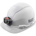 New Year New Savings! Save $25 off $150 | Klein Tools 60107RL Non-Vented Cap Style Hard Hat with Rechargeable Headlamp - White image number 0