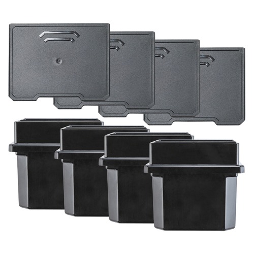 Storage Systems | Makita T-92271 (4/Pack) MAKTRAK Deep Standard Upper Bin and Divider Set image number 0