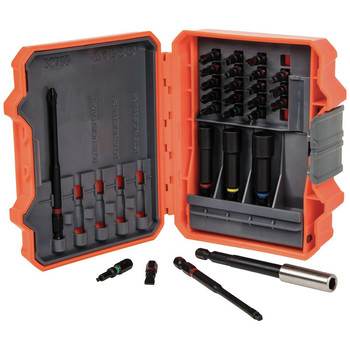 IMPACT DRIVER WRENCH BITS | Klein Tools 26-Piece Impact Driver Bit Set with Case - 32799
