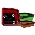 Part Trays | EZ Red EZTRAY-CLR 3-Piece Collapsible Magnetic Parts Tray Set image number 1