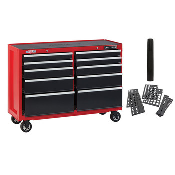 Craftsman 52 in. 10 Drawer Metal Tool Chest - CMST82775RB
