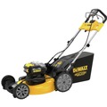 Push Mowers | Dewalt DCMWSP255Y2DCST970X1S-BNDL 2X 20V MAX Brushless Self-Propelled 21-1/2 in. Cordless Mower Kit (12 Ah) and 60V MAX FLEXVOLT Brushless Cordless String Trimmer Kit (3 Ah) Bundle image number 1