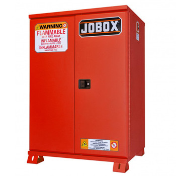PRODUCTS | JOBOX 12 Gallon Heavy-Duty Safety Cabinet (Red) - 1-850610