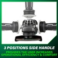 Angle Grinders | Metabo HPT G1812DFQ4M 18V MultiVolt Brushless Paddle Switch Lithium-Ion 4-1/2 in. Cordless Angle Grinder (Tool Only) image number 7
