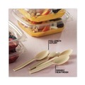  | Pactiv Corp. YPSMSTEC 5.88 in. EarthChoice PSM Heavyweight Cutlery Spoon - Tan (1000/Carton) image number 6