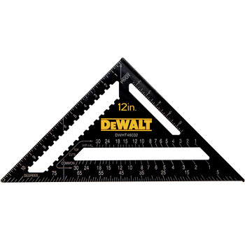 MEASURING ACCESSORIES | Dewalt 12 in. Premium Rafter Square - DWHT46032