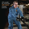 July Member-Exclusive Offer Save 10% off on One Item | Ansell KCC 58515 A20 Breathable Particle Protection Coveralls - 2X-Large, Blue (24/Carton) image number 4