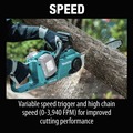 Chainsaws | Makita XCU03Z X2 (36V) LXT Lithium-Ion Brushless Cordless 14 in. Chain Saw (Tool Only) image number 24