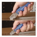 Knives | GreatNeck 12117 1 Standard 1 Mini Blade Folding Lock Back Utility Knife Set - Blue image number 6