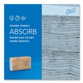  | Scott 01840 9.2 in. x 9.4 in. 1-Ply Essential Multi-Fold Towels with Absorbency Pockets - White (4000/Carton) image number 6