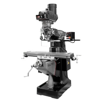 JET JT9-894349 EVS-949 Mill with 3-Axis ACU-RITE 303 (Knee) DRO and X, Y, Z-Axis Powerfeeds