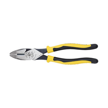 Klein Tools Journeyman 9 in. Pliers Connector Crimp Side Cut - J213-9NECR